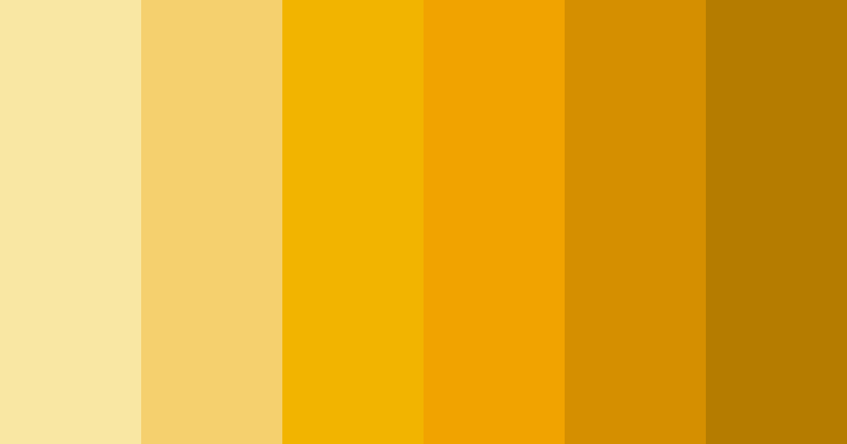 Download yellow candie color palette PNG image (landscape)