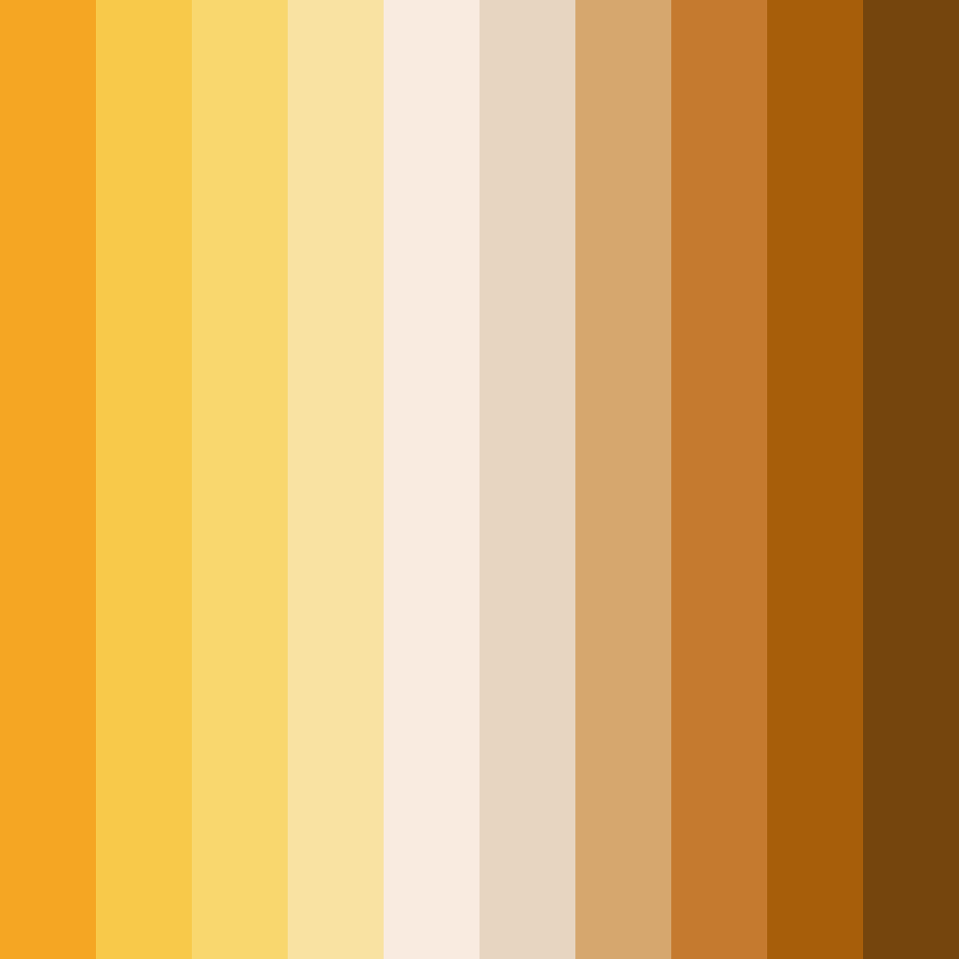 Download orange delight color palette PNG image (square)