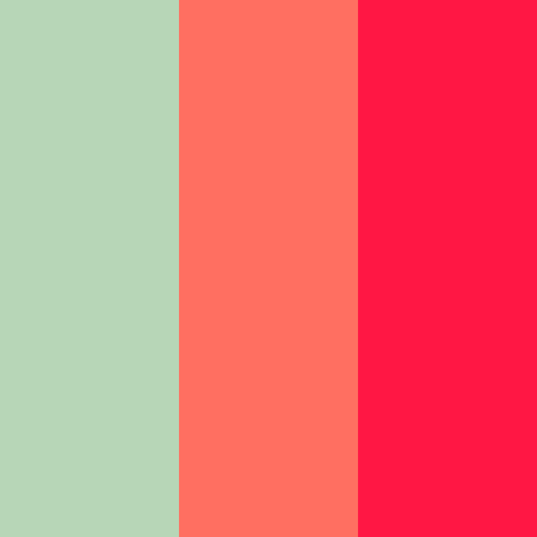 Download blushing garden color palette PNG image (square)