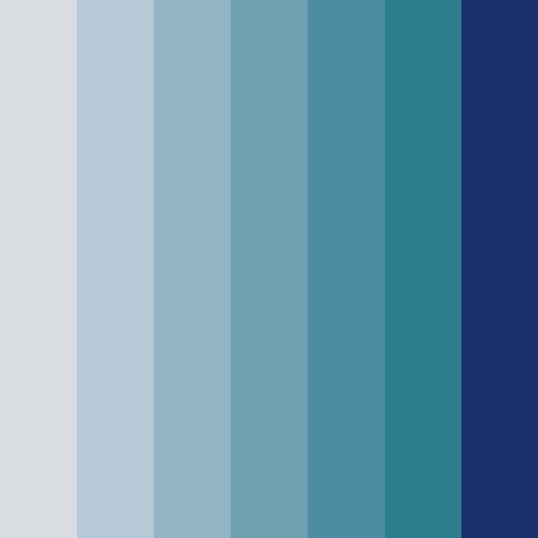 Download ocean depths color palette PNG image (square)