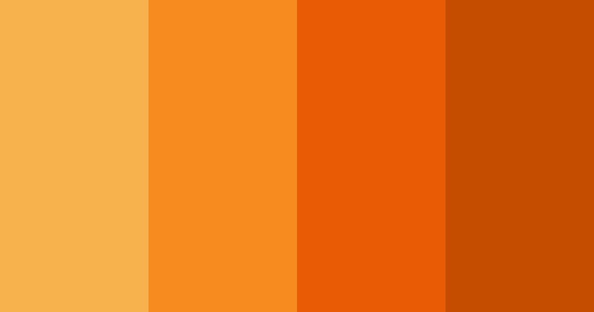 Download autumn blaze color palette PNG image (landscape)