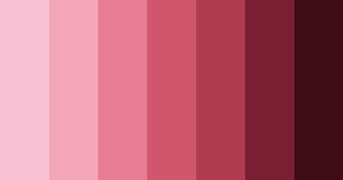 Download pink and black elegance color palette PNG image (landscape)