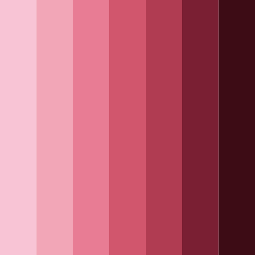 Download pink and black elegance color palette PNG image (square)