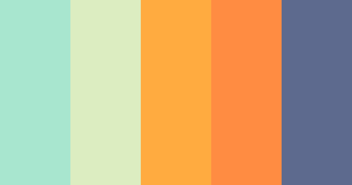 Download forest green serenity color palette PNG image (landscape)