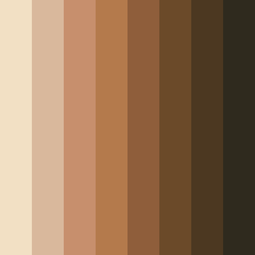 Download whispers of the woods color palette PNG image (square)