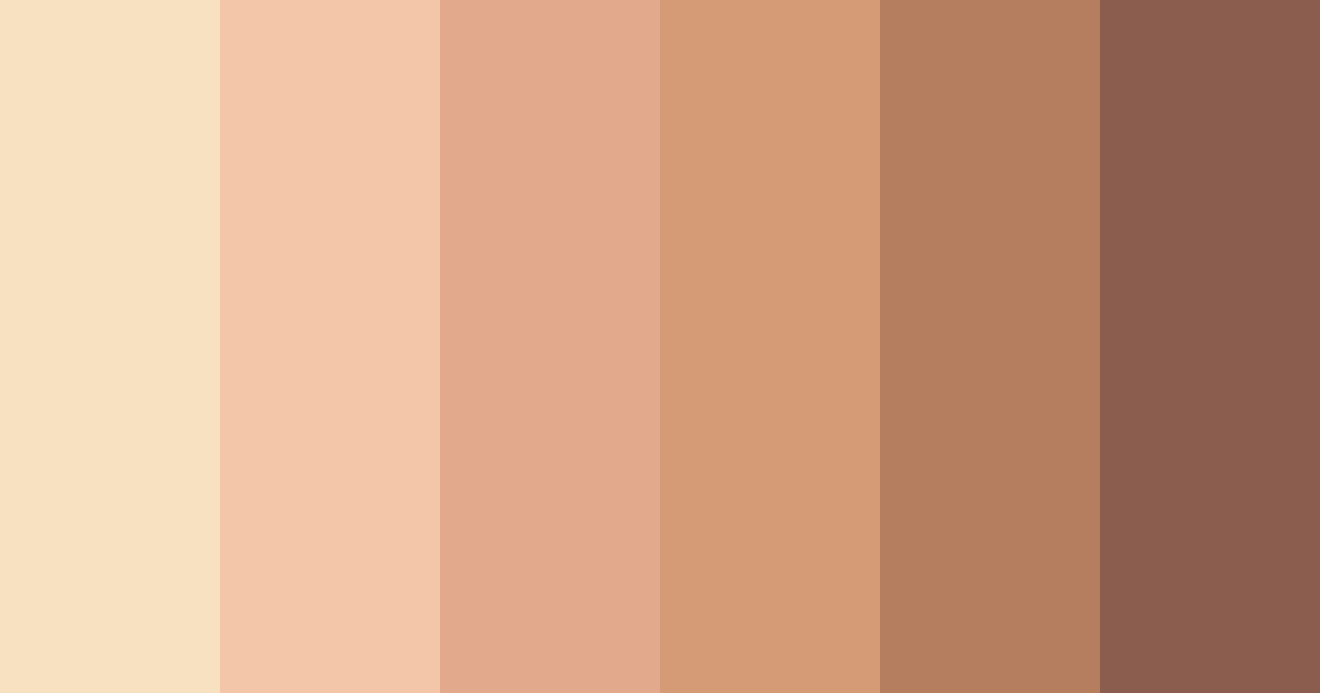 Download beige elegance color palette PNG image (landscape)