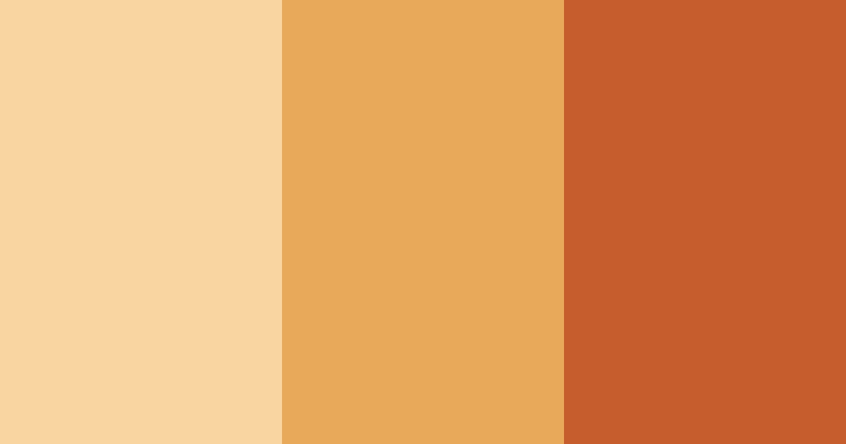 Download orange garden color palette PNG image (landscape)