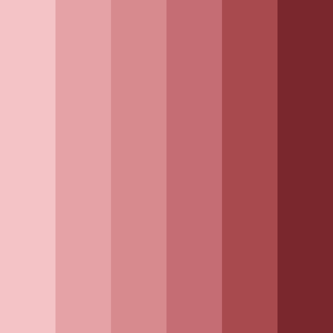 Download muted red color palette PNG image (square)
