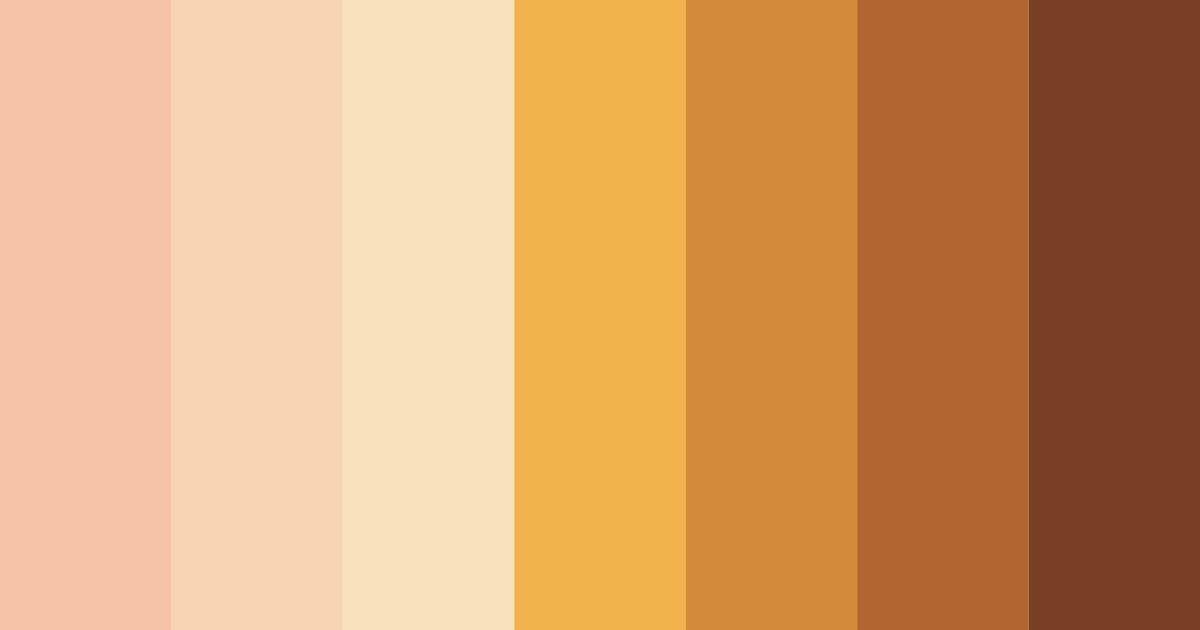 Download warm peach color palette PNG image (landscape)