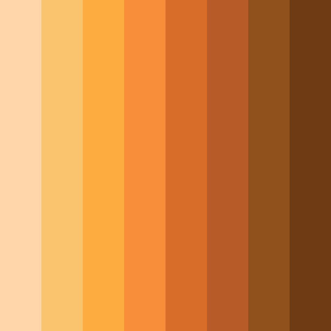 Download autumn ember color palette PNG image (square)