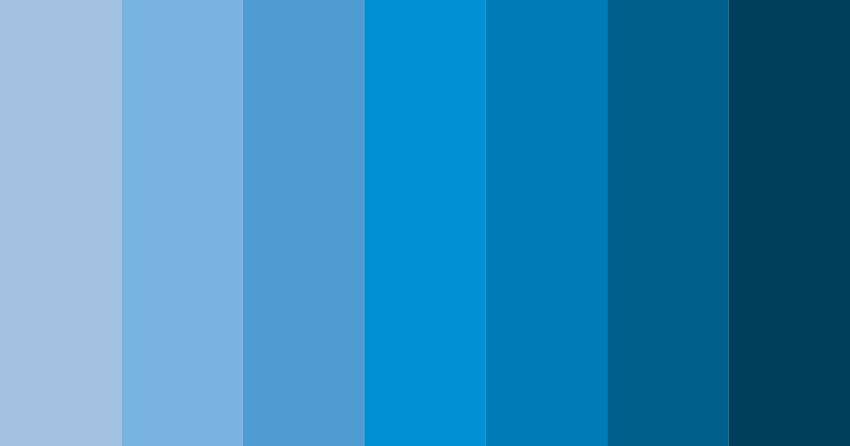 Download blue horizon symphony color palette PNG image (landscape)