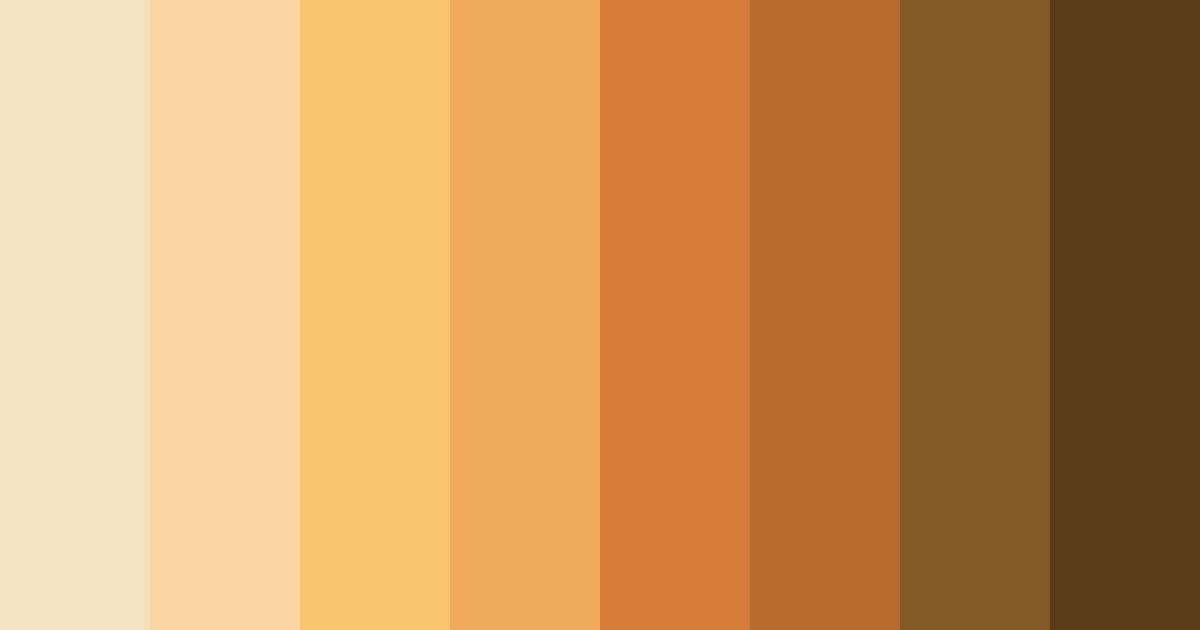 Download warm beige color palette PNG image (landscape)
