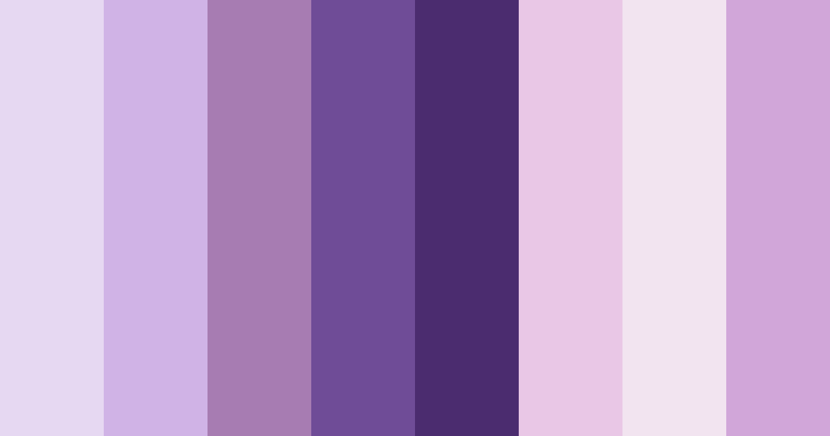 Download lavender springtime color palette PNG image (landscape)