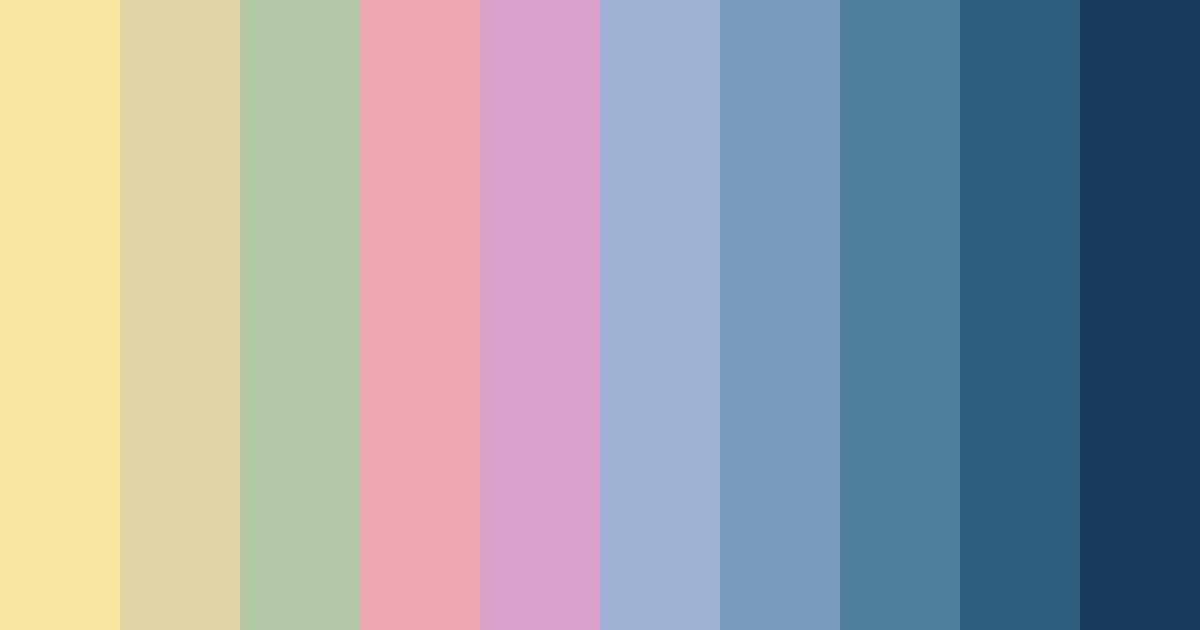 Download spring serenade color palette PNG image (landscape)