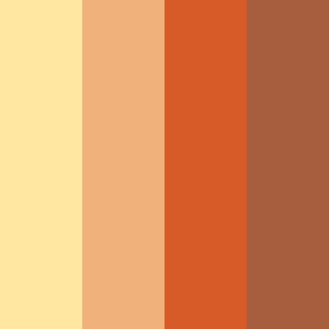 Download autumn serenade color palette PNG image (square)