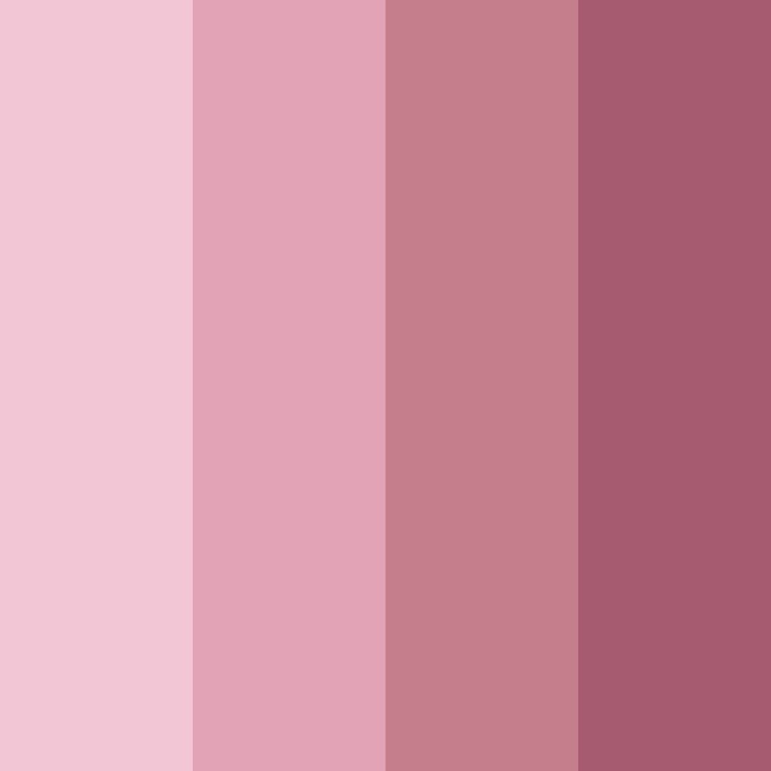 Download dusty rose shades color palette PNG image (square)