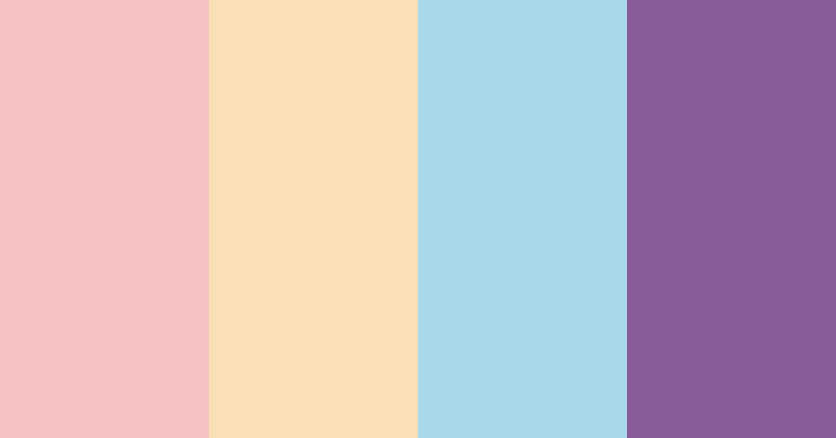 Download pastel eggstravaganza color palette PNG image (landscape)