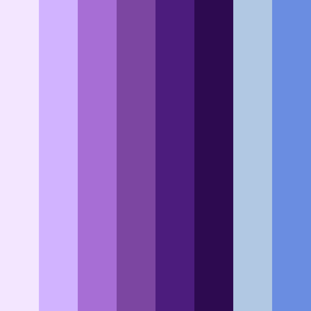 Download celestial serenade color palette PNG image (square)