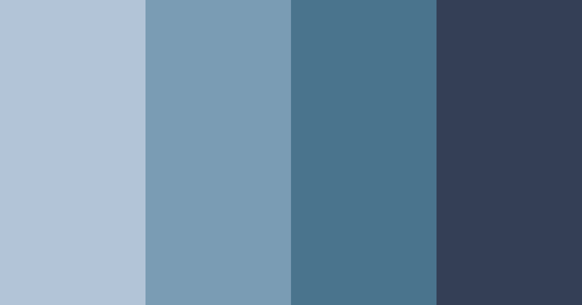 Download ocean mist serenity color palette PNG image (landscape)