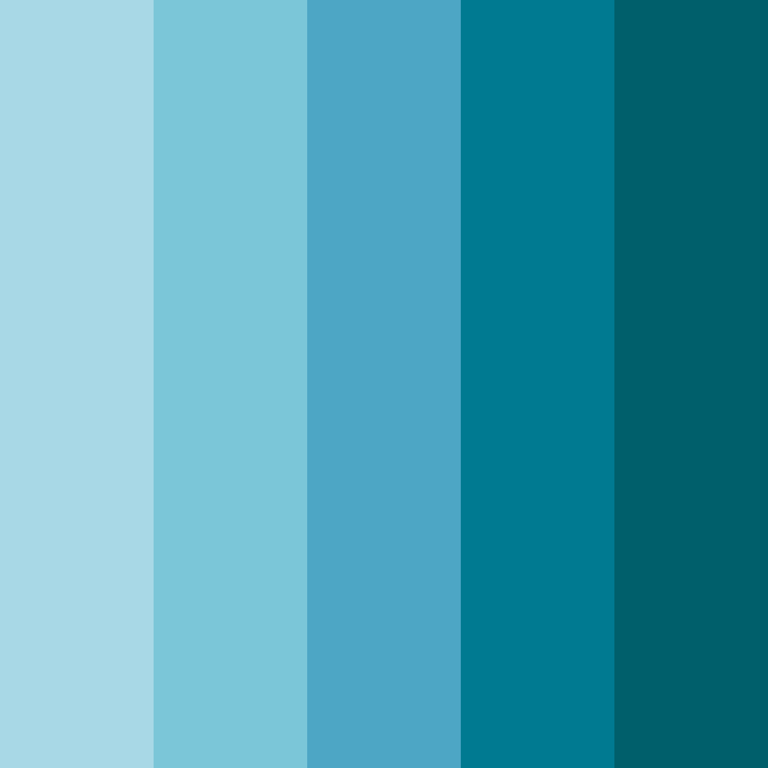 Download aqua goob dreams color palette PNG image (square)