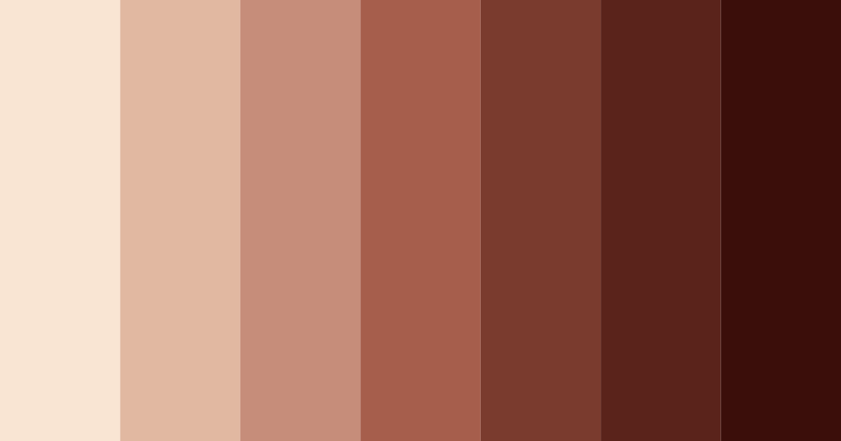 Download cocoa brown color palette PNG image (landscape)