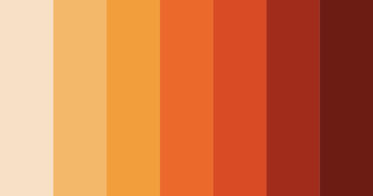 Download saffron sunset color palette PNG image (landscape)