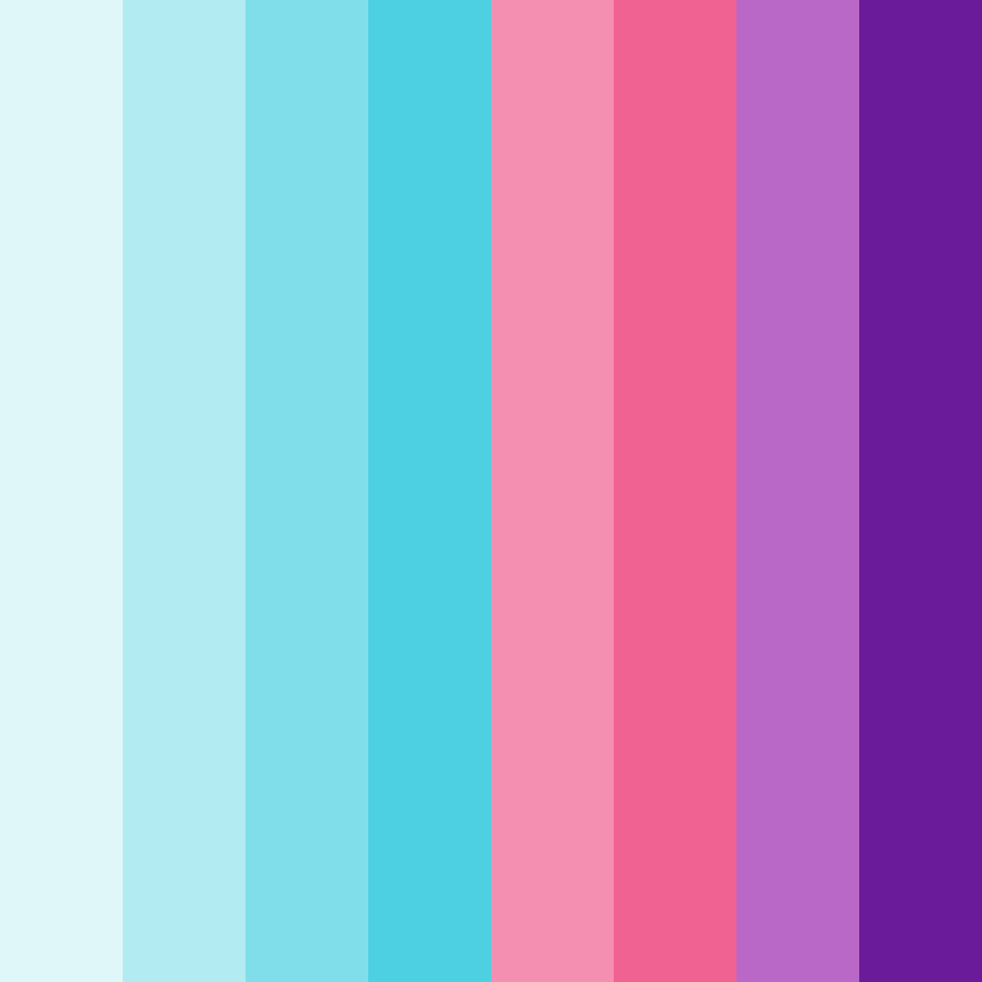 Download light blue pink purple white color palette PNG image (square)