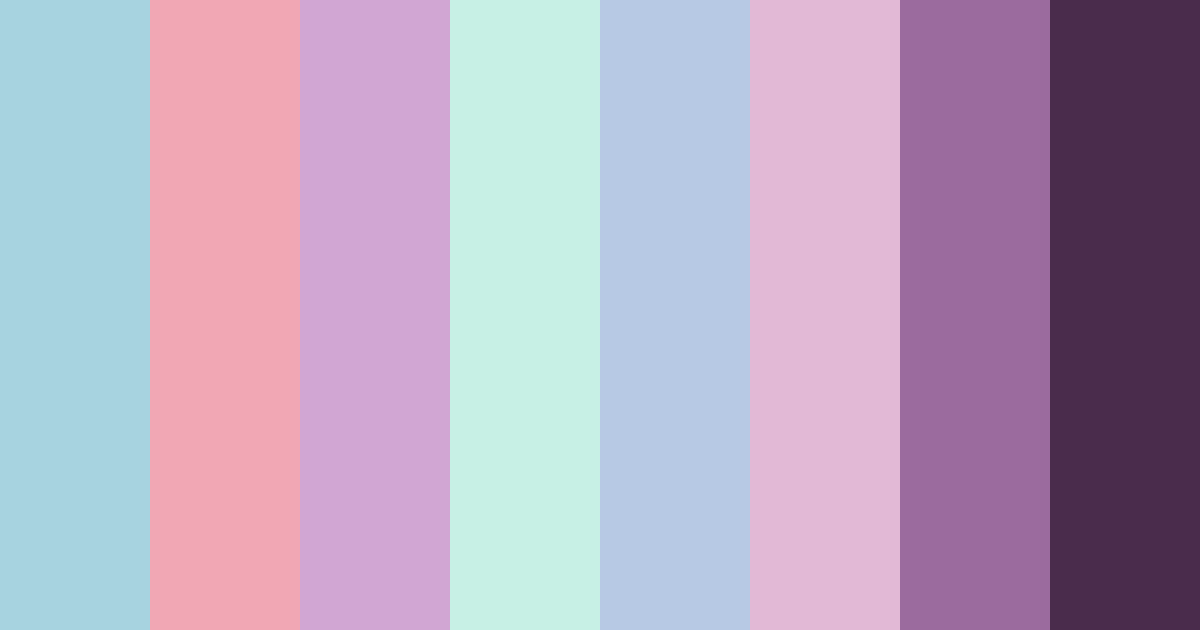 Download light pink and blue dream color palette PNG image (landscape)