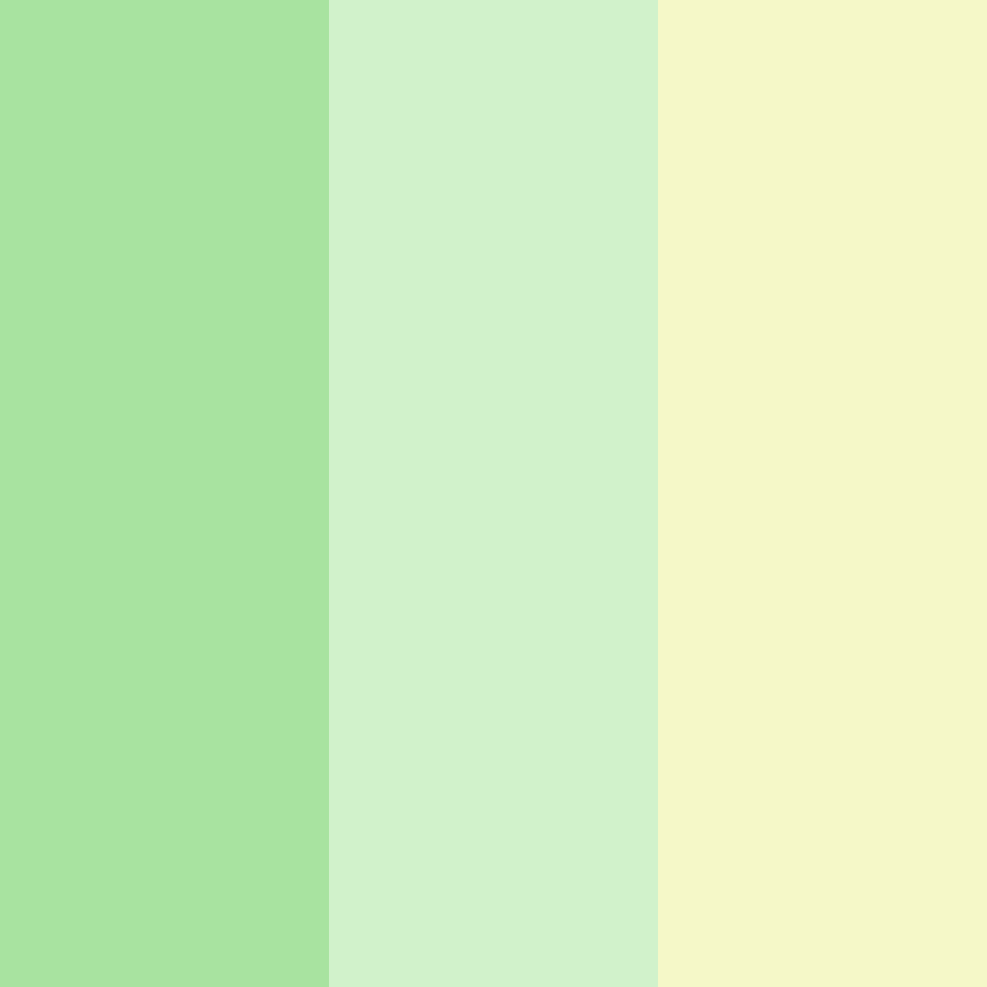 Download light green spring color palette PNG image (square)