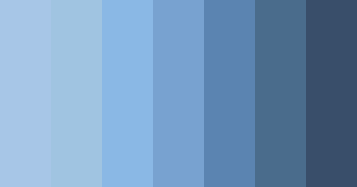 Download light blue color palette PNG image (landscape)