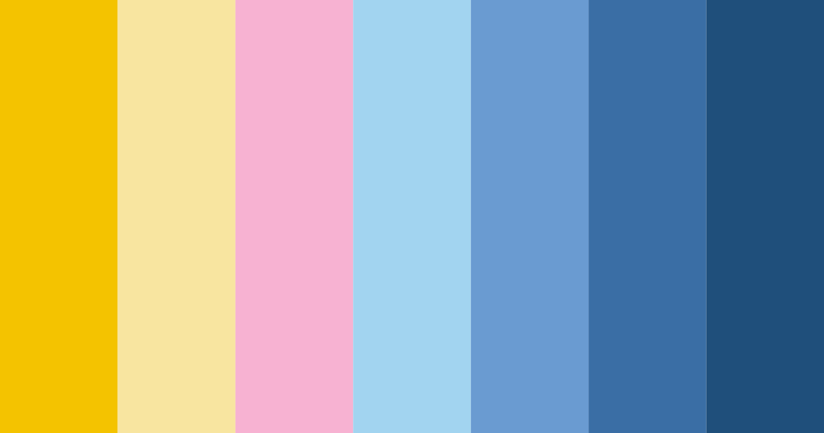 Download pastel blue and pink color palette PNG image (landscape)