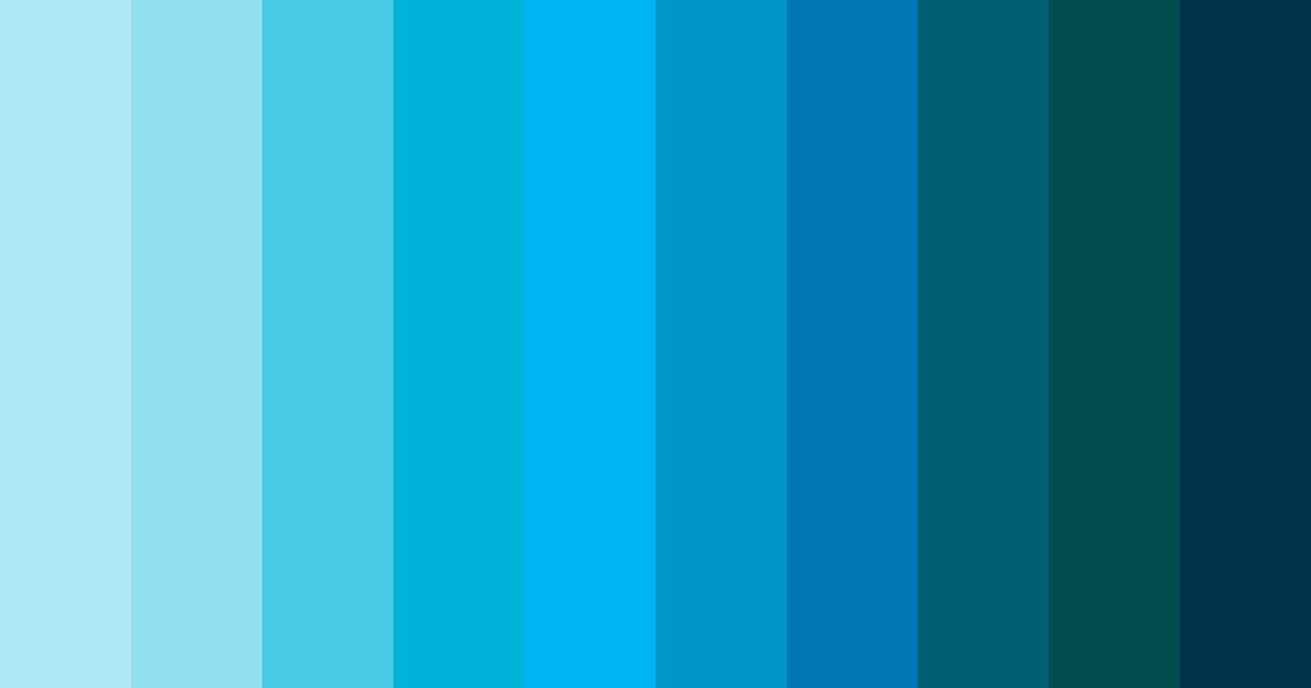 Download oceanic symphony color palette PNG image (landscape)