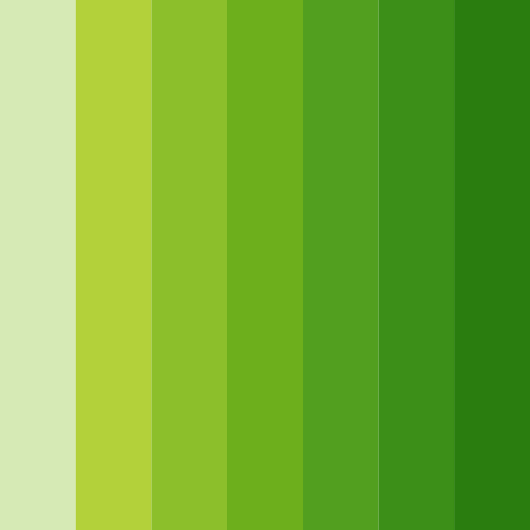 Download lush meadow harmony color palette PNG image (square)