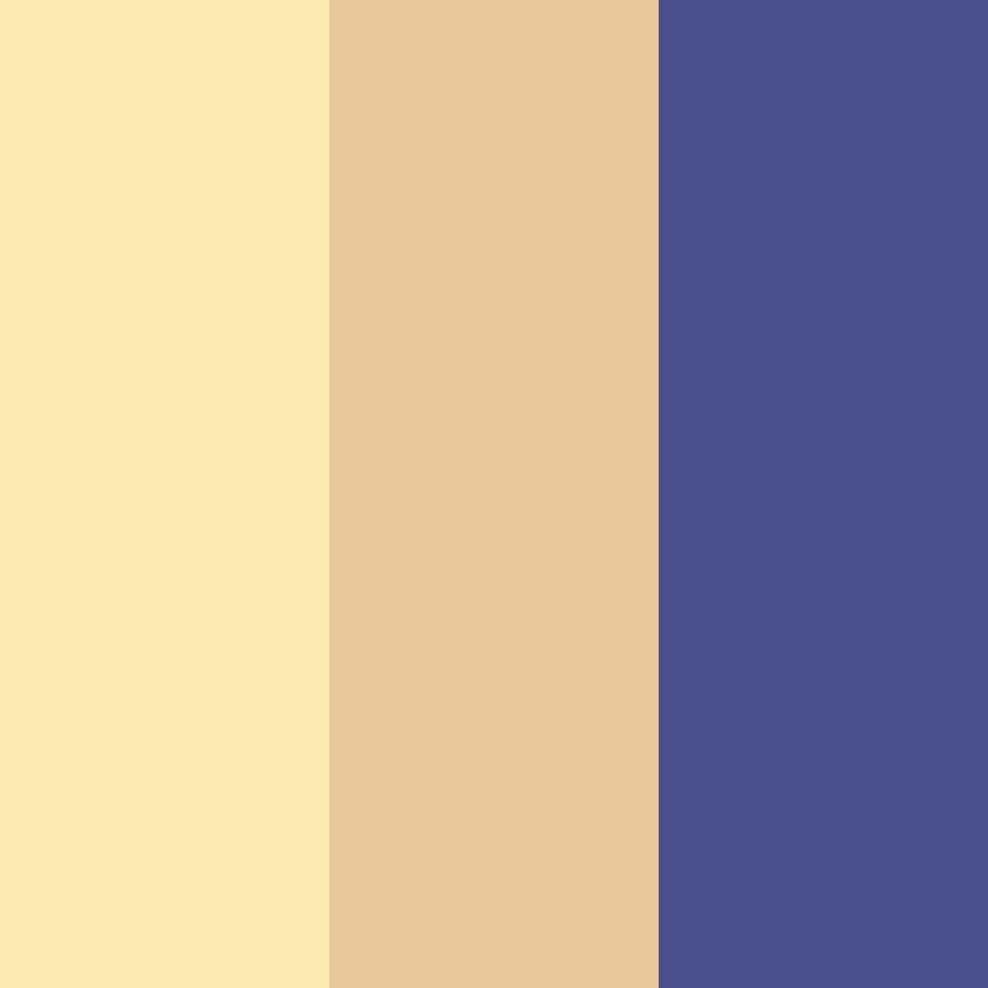 Download navy and champagne dream color palette PNG image (square)