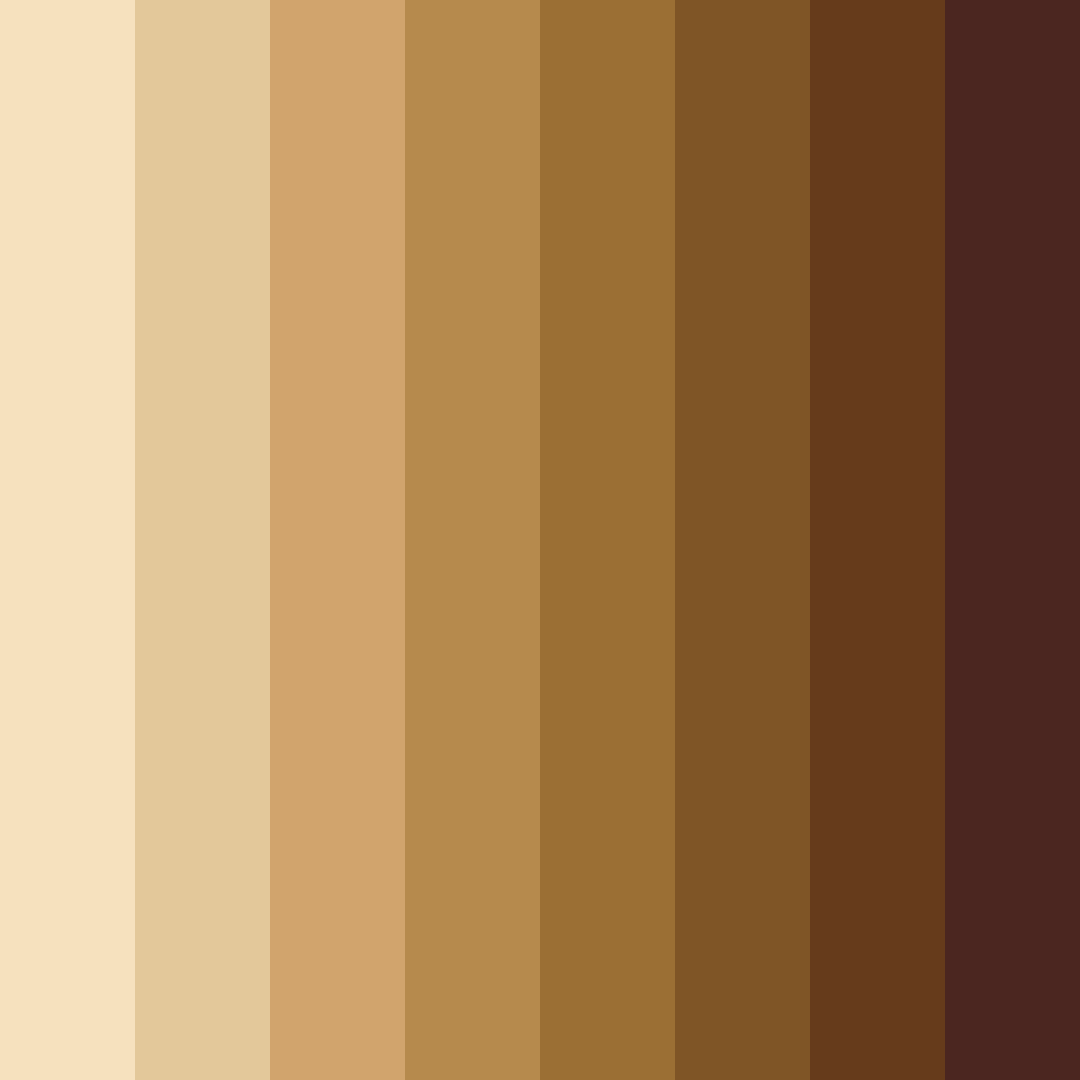 Download desert dusk color palette PNG image (square)