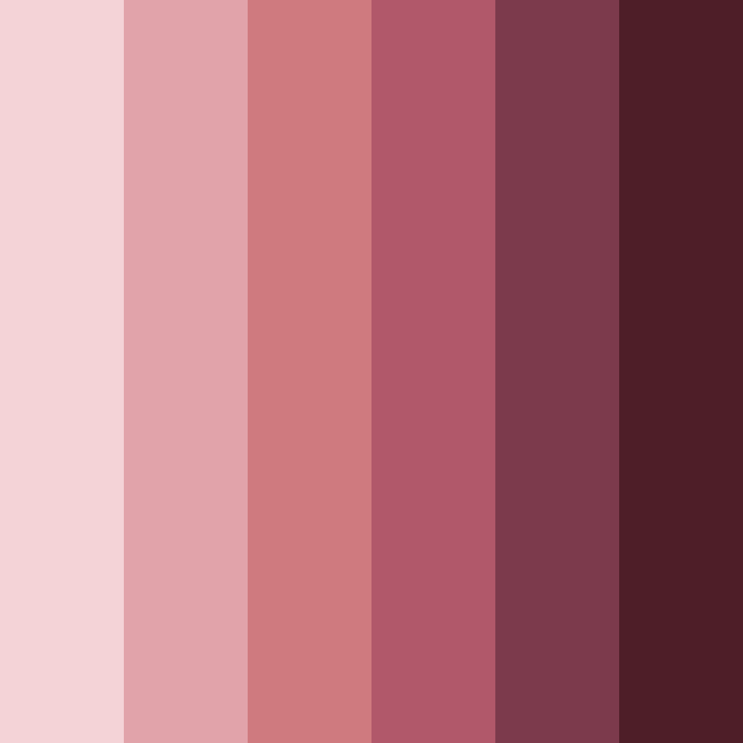 Download muted pink color palette PNG image (square)