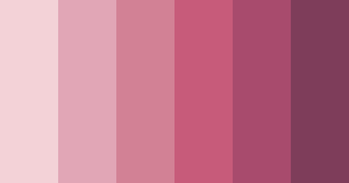 Download muted pink shades color palette PNG image (landscape)