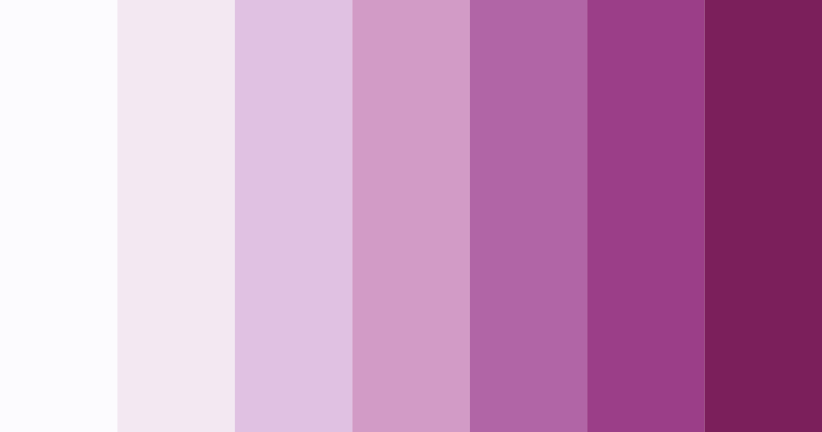 Download purple shades color palette PNG image (landscape)
