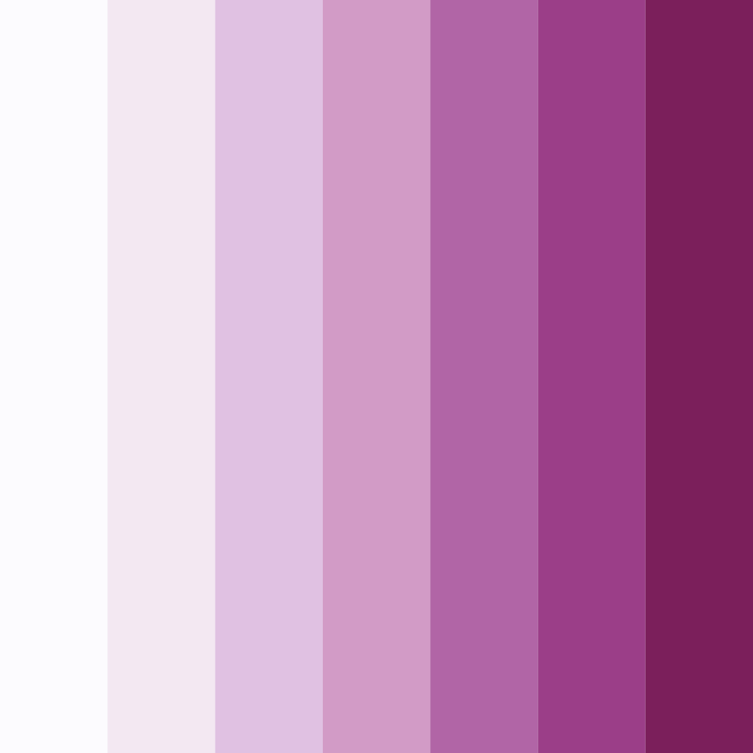 Download purple shades color palette PNG image (square)
