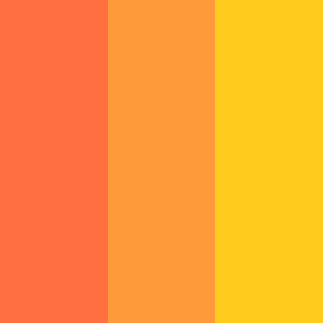Download vivid orange color palette PNG image (square)