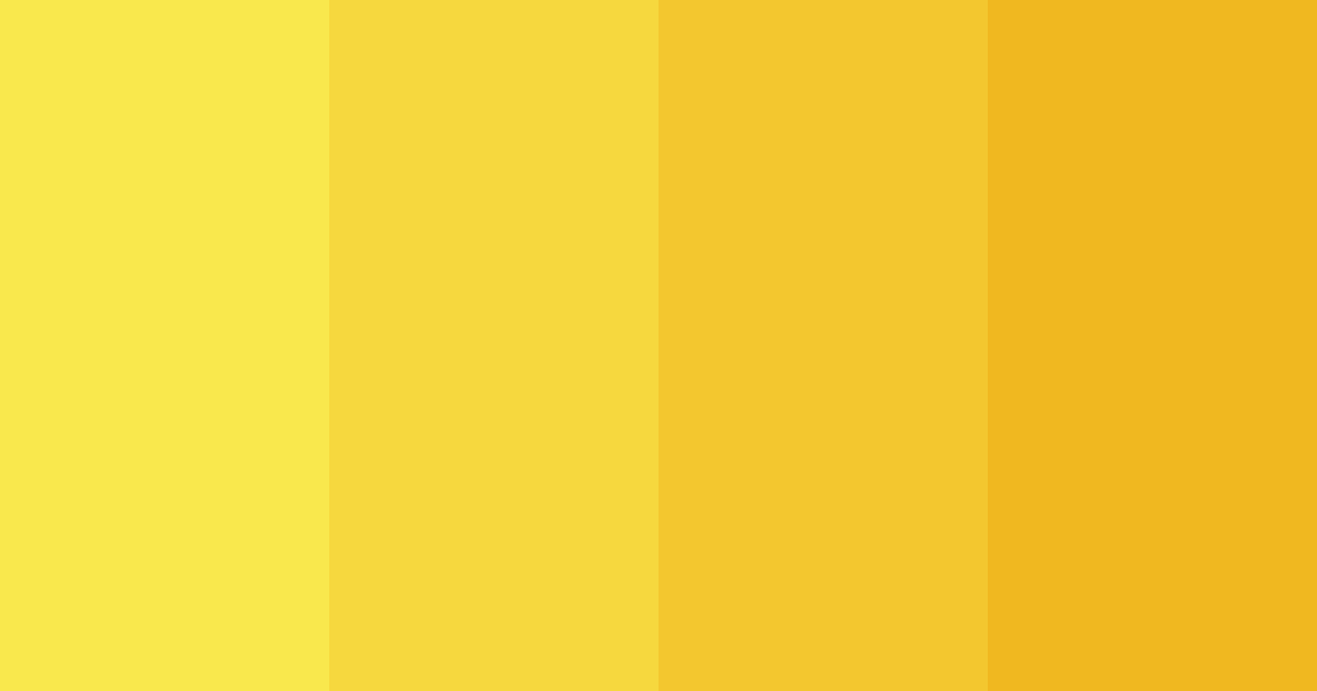 Download sunshine serenade color palette PNG image (landscape)