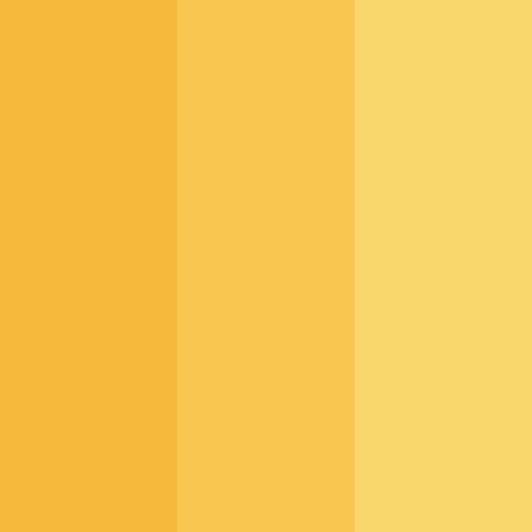 Download golden sunshine color palette PNG image (square)