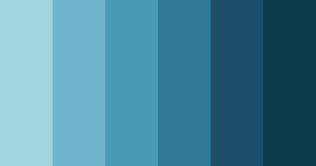 Download blue ocean depths color palette PNG image (landscape)