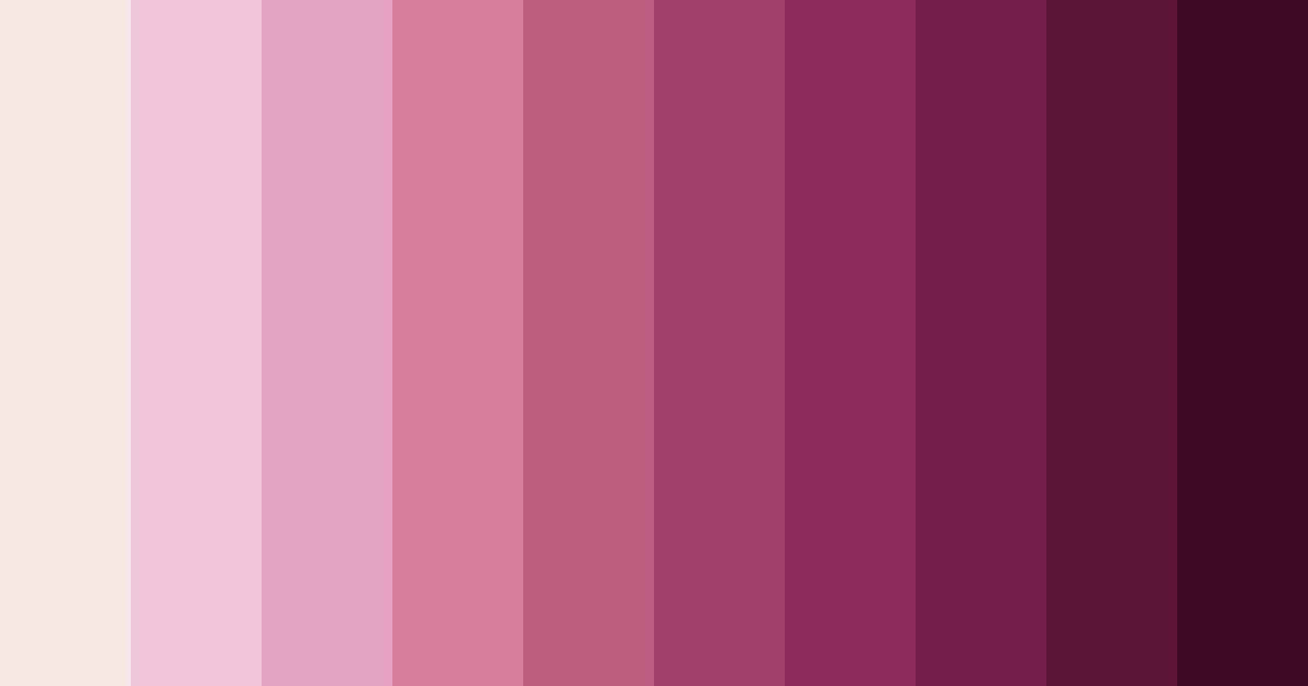 Download pink enchantment color palette PNG image (landscape)