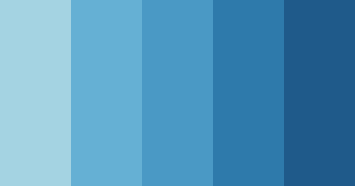 Download blue winter color palette PNG image (landscape)
