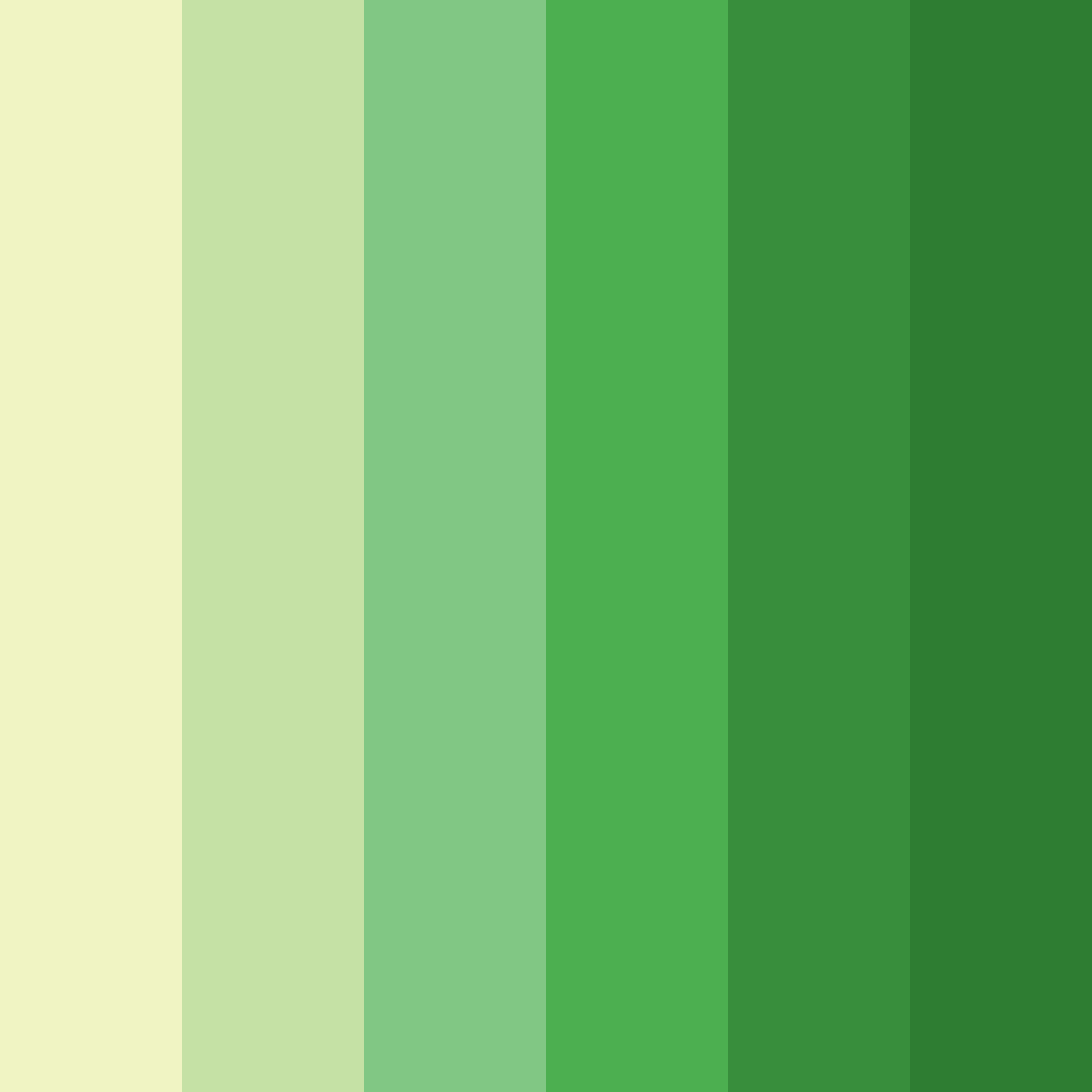 Download code greenery color palette PNG image (square)