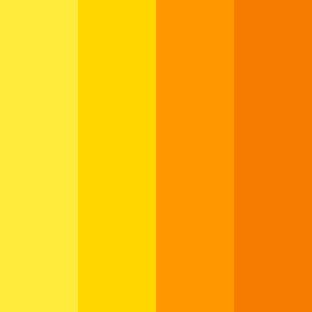 Download sunset citrus burst color palette PNG image (square)