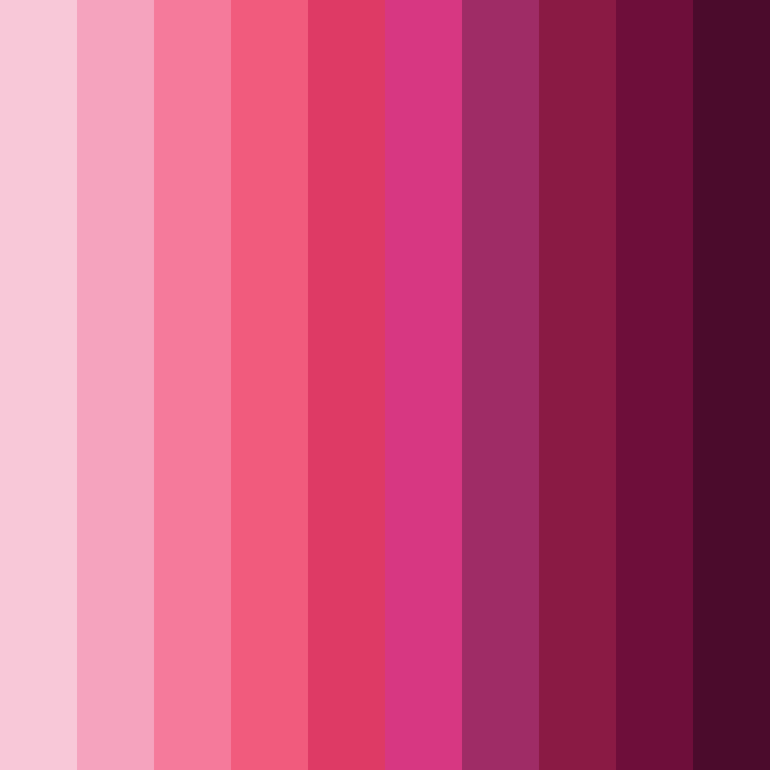 Download blush and berry dreams color palette PNG image (square)