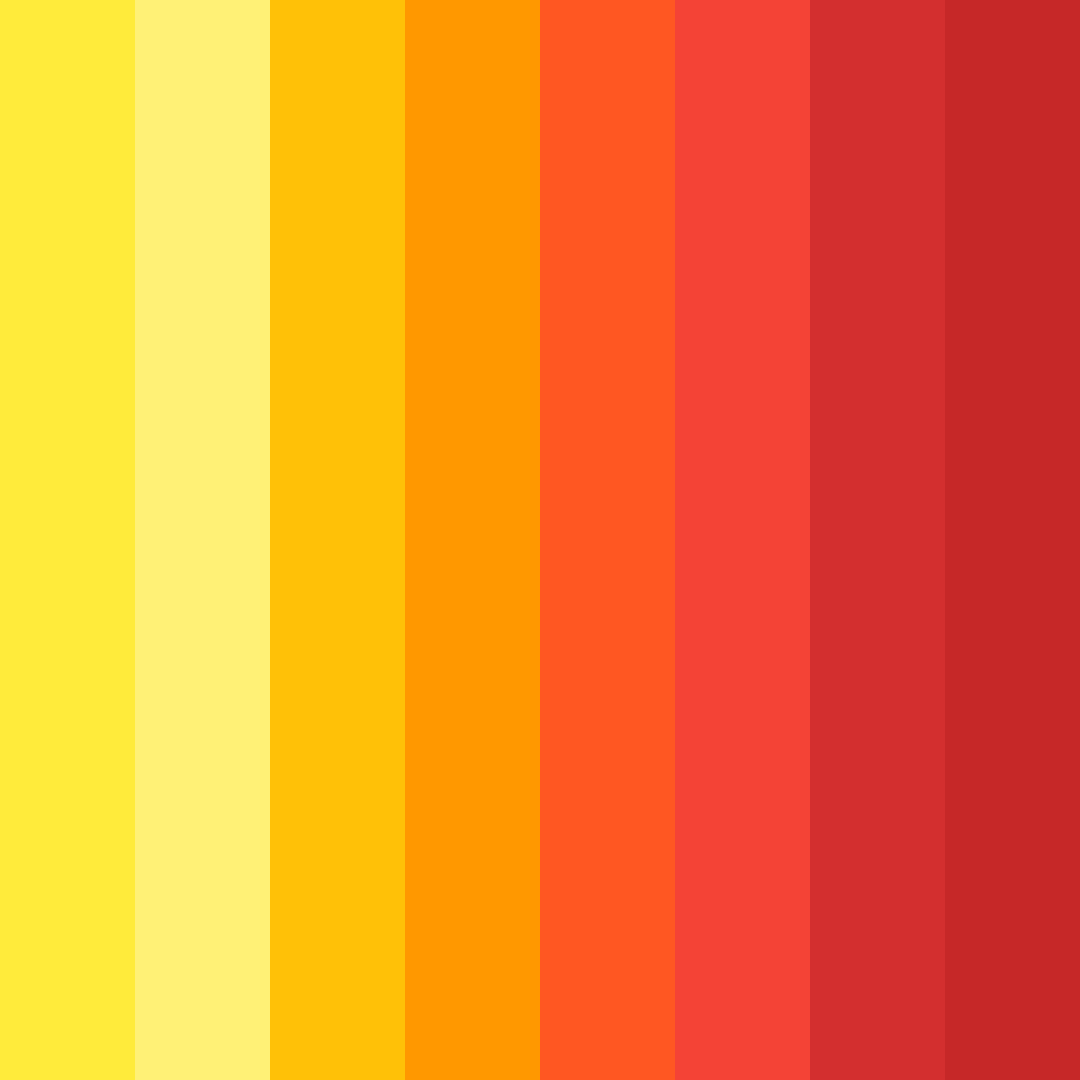 Download warm yellow color palette PNG image (square)