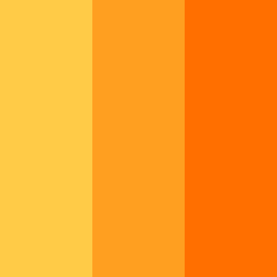 Download orange sunrise color palette PNG image (square)